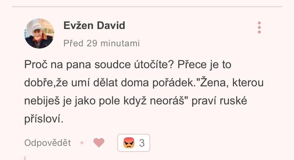 Solo una piccola interpretazione dalla testa di Evžen.