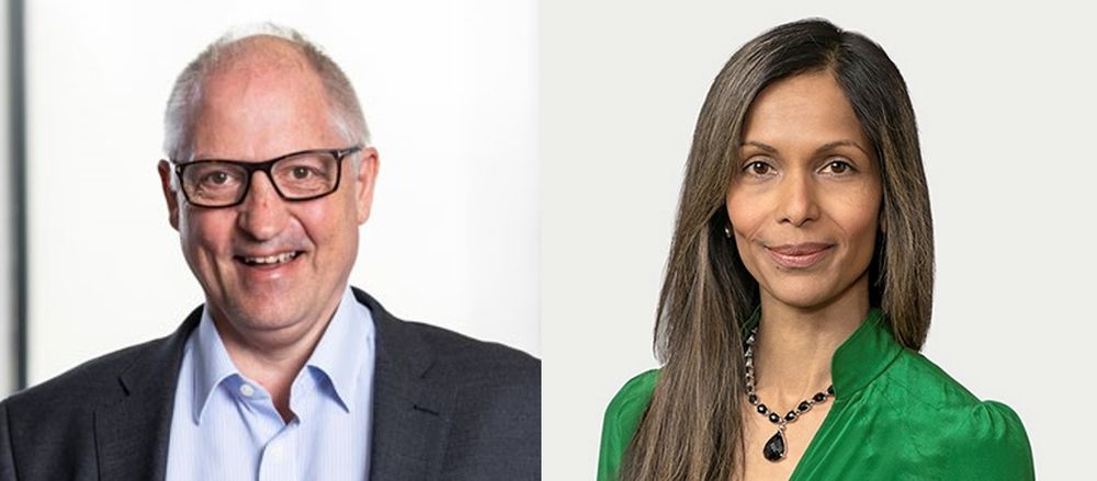 Headshots of Selina Sagayam and Michael Covington side by side.