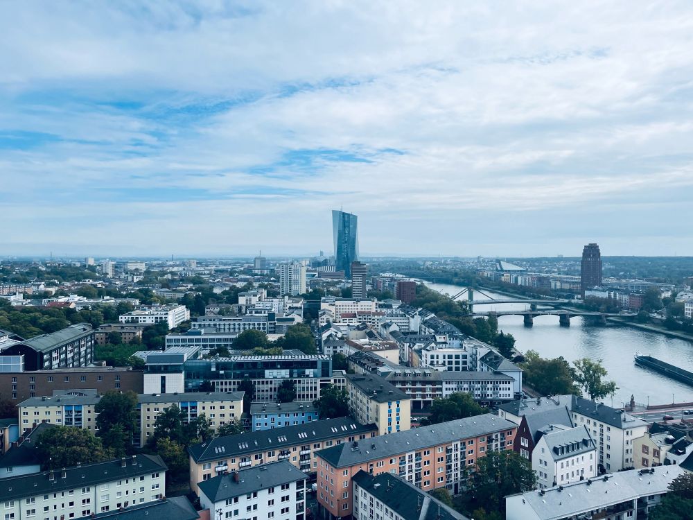 ECB tower and surroundings