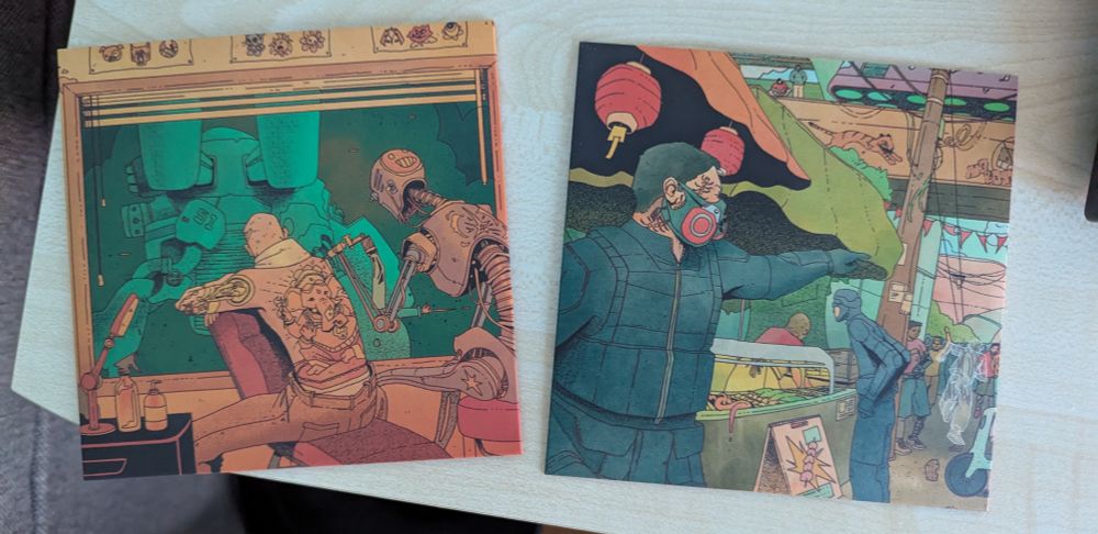 Both of the NEOTOKYO OST CD covers