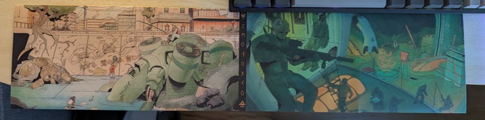 The art on the outside of the NEOTOKYO OST foldout