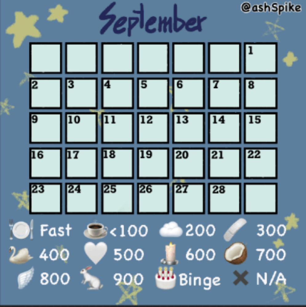 eedee calendar tracker :))