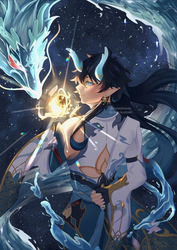 dan heng IL from honkai star rail fanart