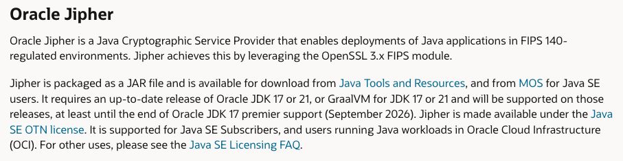 Jipher: #Java Cryptographic Service Provider for #FIPS Environments 