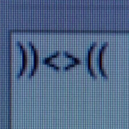 ))<>((
The symbols used to indicate pooping back and forth forever 