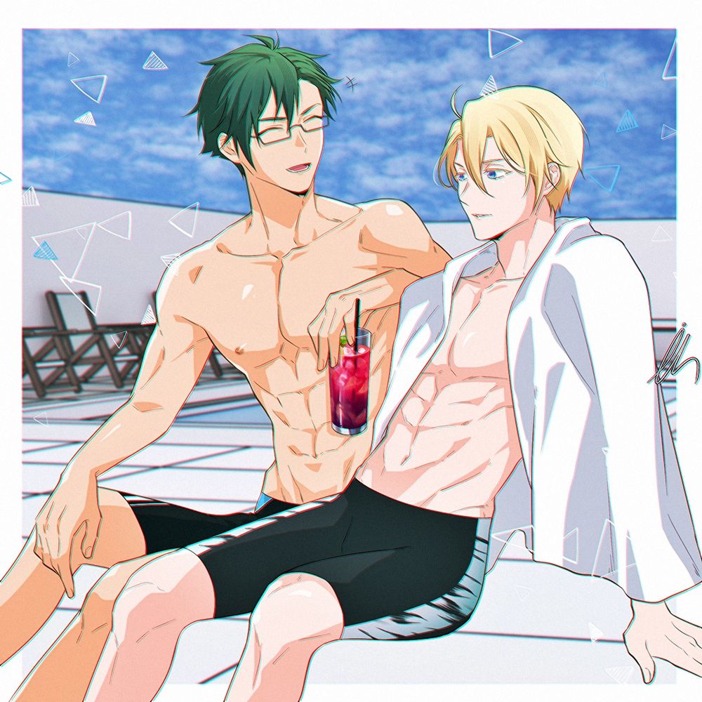 Jusis(blond) and Machias from Trails of Cold Steel