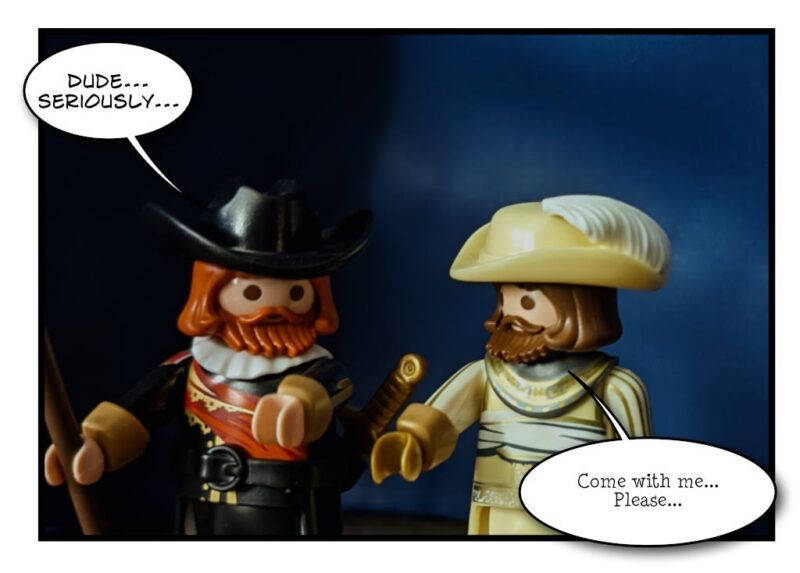 <img alt="Night Watch 3" class="attachment-thumbnail size-thumbnail wp-post-image" height="300" src="https://www.liminalweb.site/wp-content/uploads/2024/05/Night-Watch-3-300x300.jpg" title="The Night Watch (PlaymoStories - part two) 74" width="300" /><p>Alright, here is part two of my silly project (make a cartoon with some Playmobils with no idea where I&#8217;m going, just throwing ideas out there and see what sticks).</p>
<p><a href="https://www.liminalweb.site/the-astronomer-playmostories-part-one/" rel="noopener" target="_blank">If you missed the prologue, here it is</a>.</p>
<p>&nbsp;</p>
<p style="text-align: center;">(click on the pictures to see them full size)</p>
<p><a href="https://www.liminalweb.site/wp-content/uploads/2024/05/Night-Watch-1.jpg"><img alt="Night Watch 1" class="aligncenter wp-image-14430" height="884" src="https://www.liminalweb.site/wp-content/uploads/2024/05/Night-Watch-1.jpg" title="The Night Watch (PlaymoStories - part two) 68" width="800" /></a> <a href="https://www.liminalweb.site/wp-content/uploads/2024/05/Night-Watch-2.jpg"><img alt="Night Watch 2" class="aligncenter wp-image-14431" height="1132" src="https://www.liminalweb.site/wp-content/uploads/2024/05/Night-Watch-2.jpg" title="The Night Watch (PlaymoStories - part two) 69" width="800" /></a> <a href="https://www.liminalweb.site/wp-content/uploads/2024/05/Night-Watch-3.jpg"><img alt="Night Watch 3" class="aligncenter size-large wp-image-14432" height="573" src="https://www.liminalweb.site/wp-content/uploads/2024/05/Night-Watch-3-800x573.jpg" title="The Night Watch (PlaymoStories - part two) 70" width="800" /></a> <a href="https://www.liminalweb.site/wp-content/uploads/2024/05/Night-Watch-4.jpg"><img alt="Night Watch 4" class="aligncenter size-large wp-image-14433" height="578" src="https://www.liminalweb.site/wp-content/uploads/2024/05/Night-Watch-4-800x578.jpg" title="The Night Watch (PlaymoStories - part two) 71" width="800" /></a> <a href="https://www.liminalweb.site/wp-content/uploads/2024/05/Night-Watch-5.jpg"><img alt="Night Watch 5" class="aligncenter size-large wp-image-14434" height="581" src="https://www.liminalweb.site/wp-content/uploads/2024/05/Night-Watch-5-800x581.jpg" title="The Night Watch (PlaymoStories - part two) 72" width="800" /></a></p>
<p style="text-align: center;">(to be continued&#8230;)</p>
<p>&nbsp;</p>
<p><a href="https://www.liminalweb.site/subscribe/" rel="noopener" target="_blank"><img alt="Subscribe button" class="aligncenter wp-image-14195" height="50" src="https://www.liminalweb.site/wp-content/uploads/2021/06/Subscribe-button.png" title="The Night Watch (PlaymoStories - part two) 73" width="170" /></a></p>
<p>The post <a href="https://www.liminalweb.site/the-night-watch-playmobil/" rel="nofollow">The Night Watch (PlaymoStories &#8211; part two)</a> appeared first on <a href="https://www.liminalweb.site" rel="nofollow">liminal web</a>.</p>