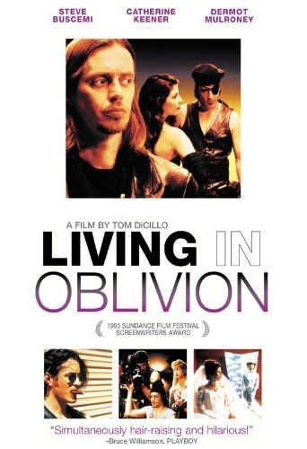 Living in Oblivion poster. Buscemi looks nonplussed.