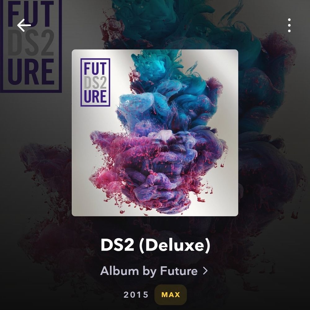 Cover art for Dirty Sprite 2, an album by rapper Future.