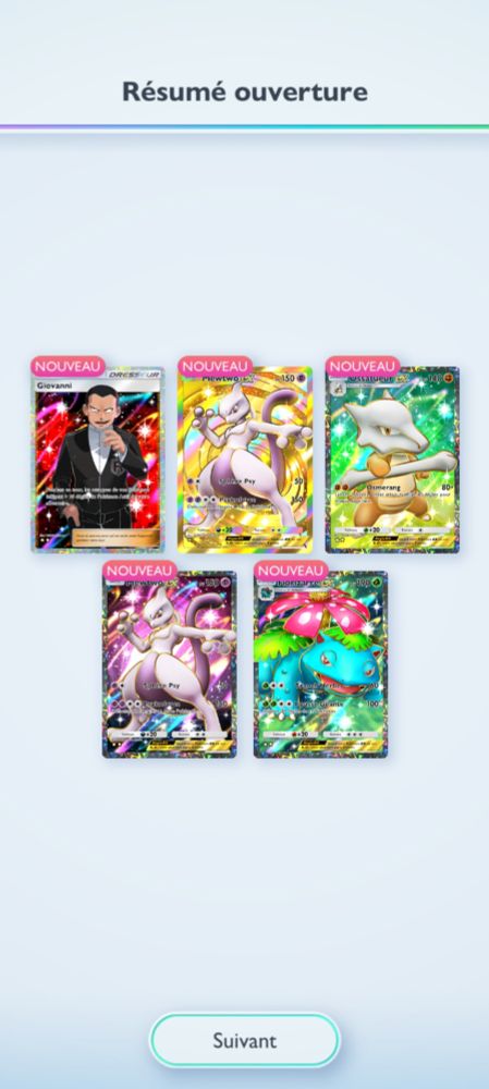 tirage god pack de pokemin tcg pocket