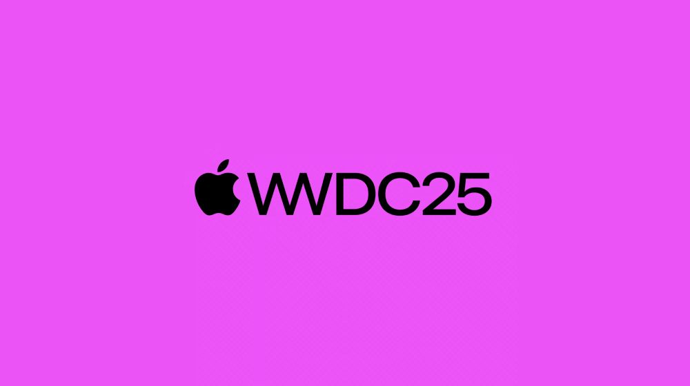 WWDC video title slide. It uses a shade of purple very similar to the GPU glitch out colour