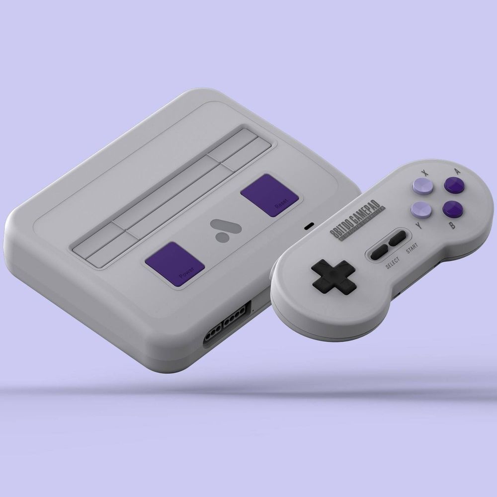 A picture of the Analogue Super NT, a Super Nintendo clone