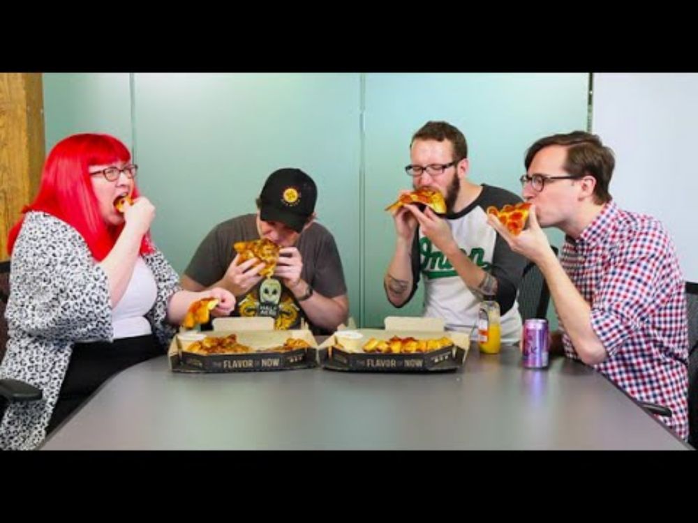 The A.V. Club tried Pizza Hut’s newest abomination, the Hot Dog Bites pizza