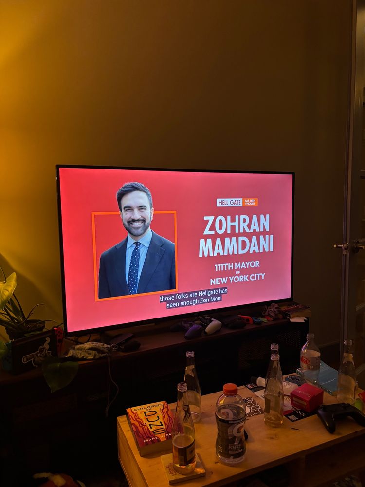 zohran mamdani is the 111th mayor of new york city :,)