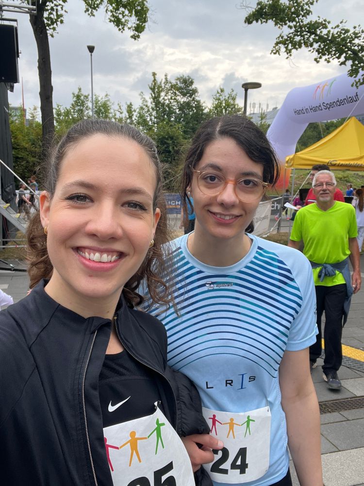 Selfie of two runners