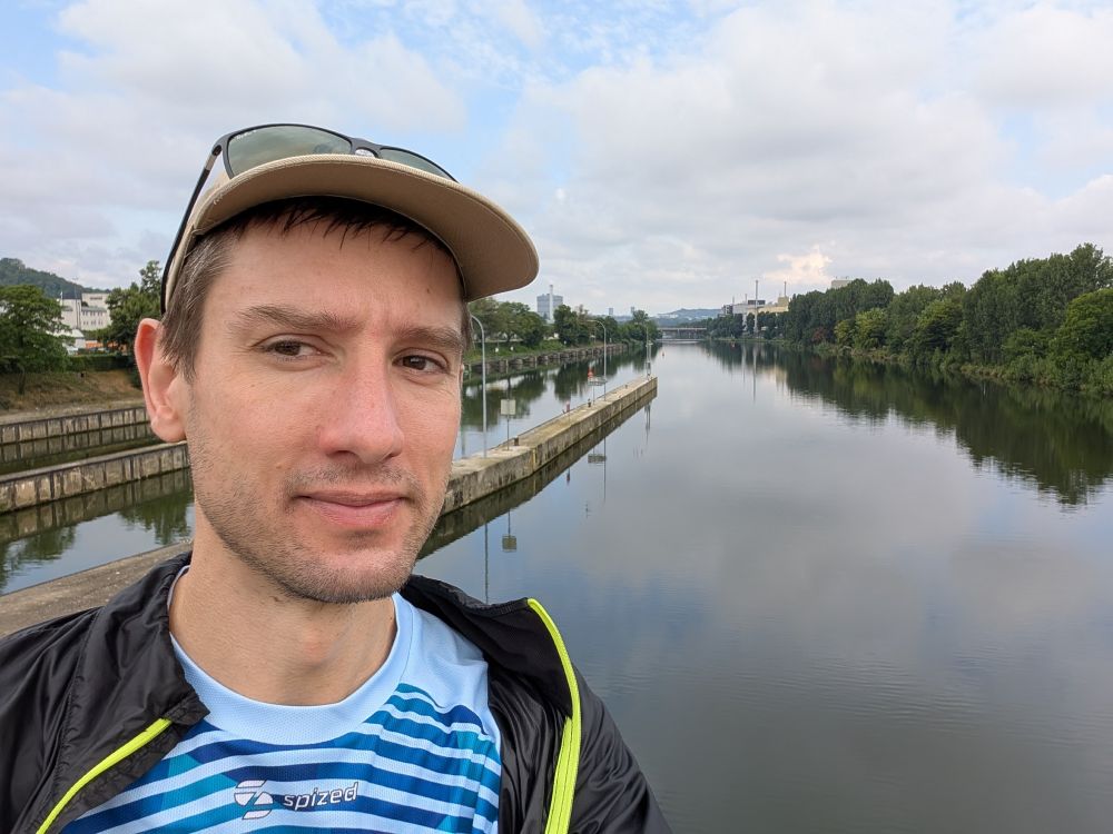Selfie of one of the runners