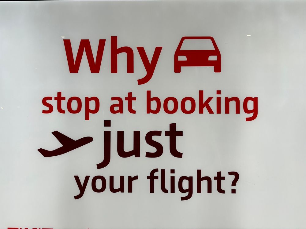 Why 🚘
stop at booking
🛫 just
your flight?
