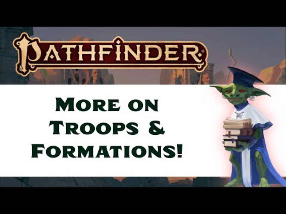 More on Troops in Pathfinder 2nd Edition Remastered