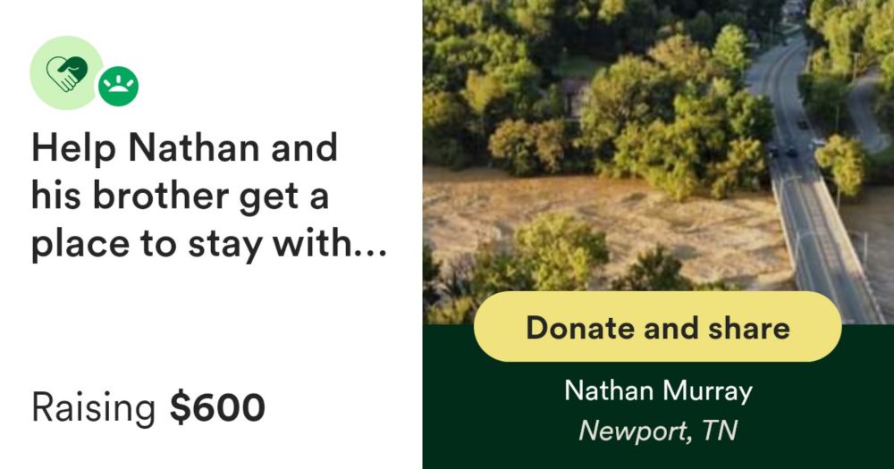 Donate to Help Nathan and his brother get a place to stay with water, organized by Nathan Murray