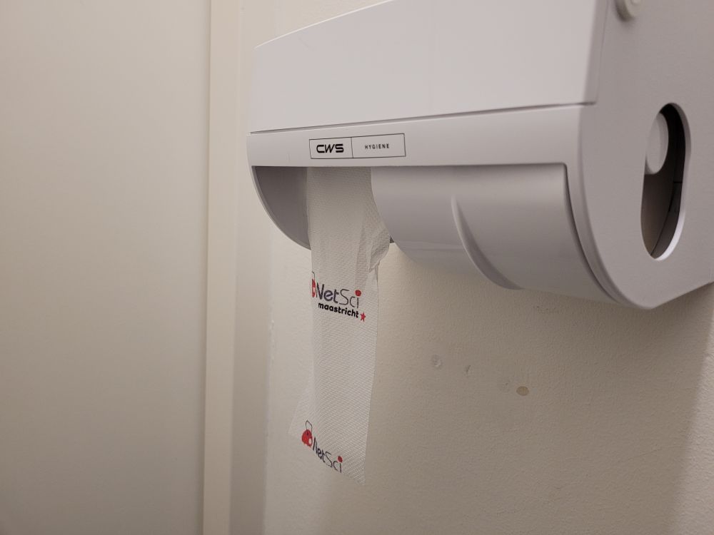 NetSci-branded toilet paper
