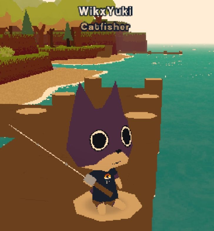 Image of the user's webfishing avatar, which is based on big the cat