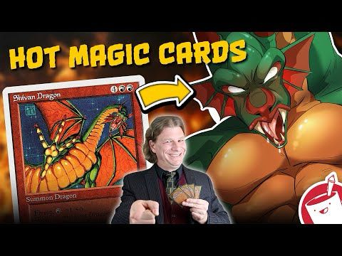 Drawing Classic Magic Cards But Making Them HOT (ft. The Prof)