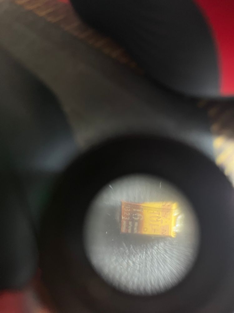 blowed up tantalum capacitor threw a jewelers loop