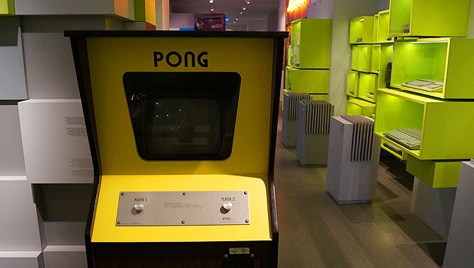Pong del Museo del Videojuego de Berlín