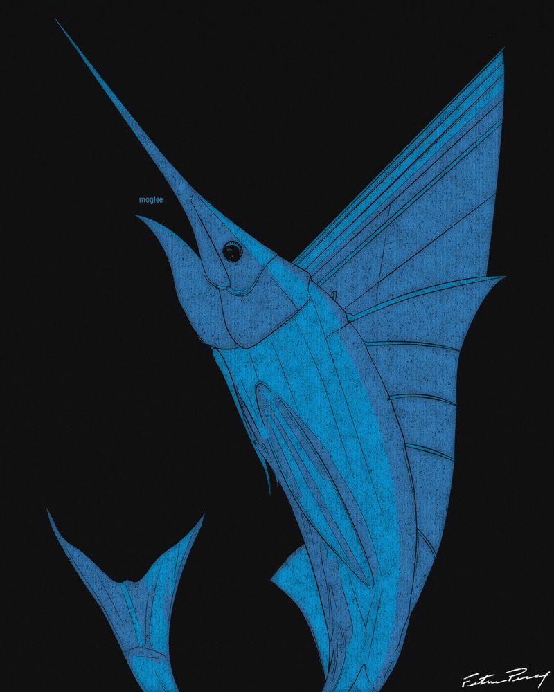 An illustration of a swordfish