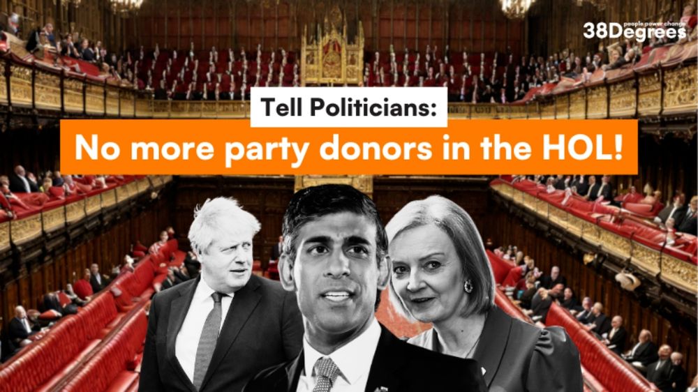 Ban Party Donors from the House of Lords!