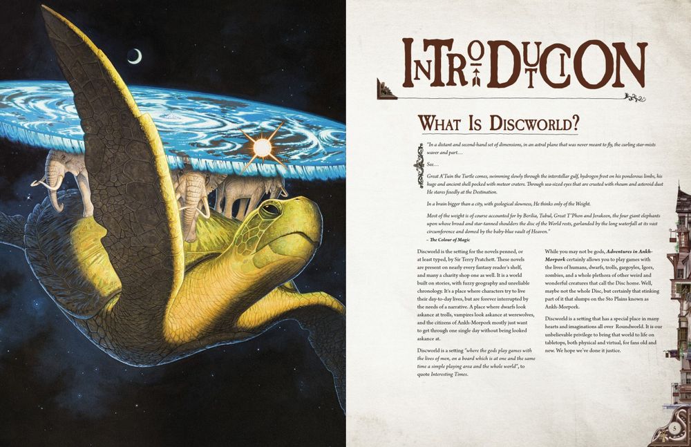 Experience the Narrativium for free: Discworld TTRPG Quickstart Guide is out in PDF