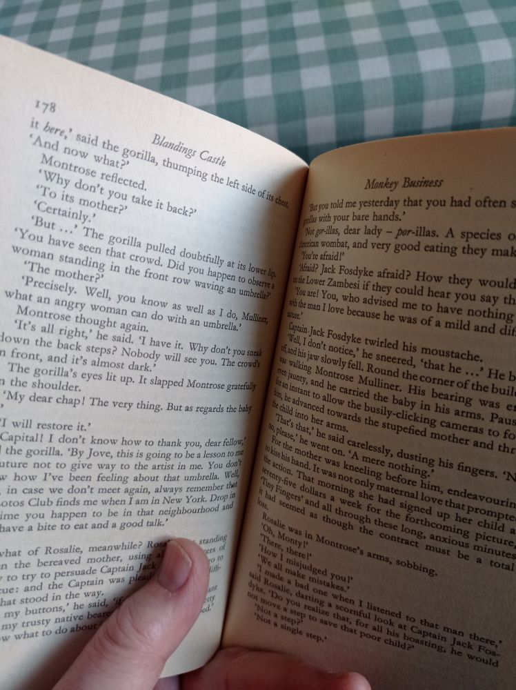 Blandings Castle collection of short stories, by PG Wodehouse.