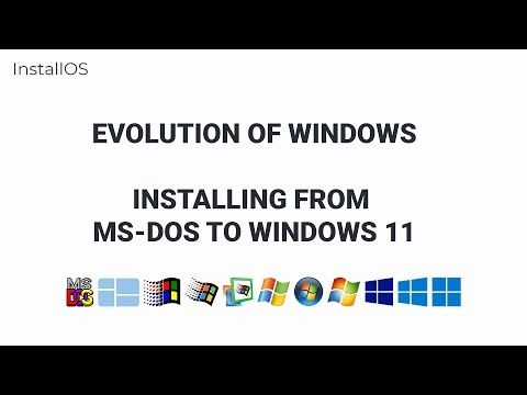 Installing from MS-DOS to Windows 11 | InstallOS