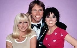 Cast of tv sitcom, “Three’s Company”
