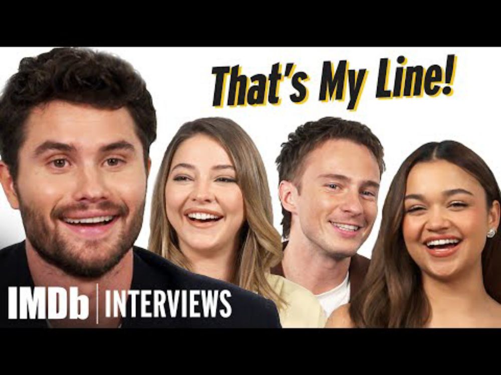 Does the OUTER BANKS S4 Cast Know Their Lines? | That's My Line | IMDb