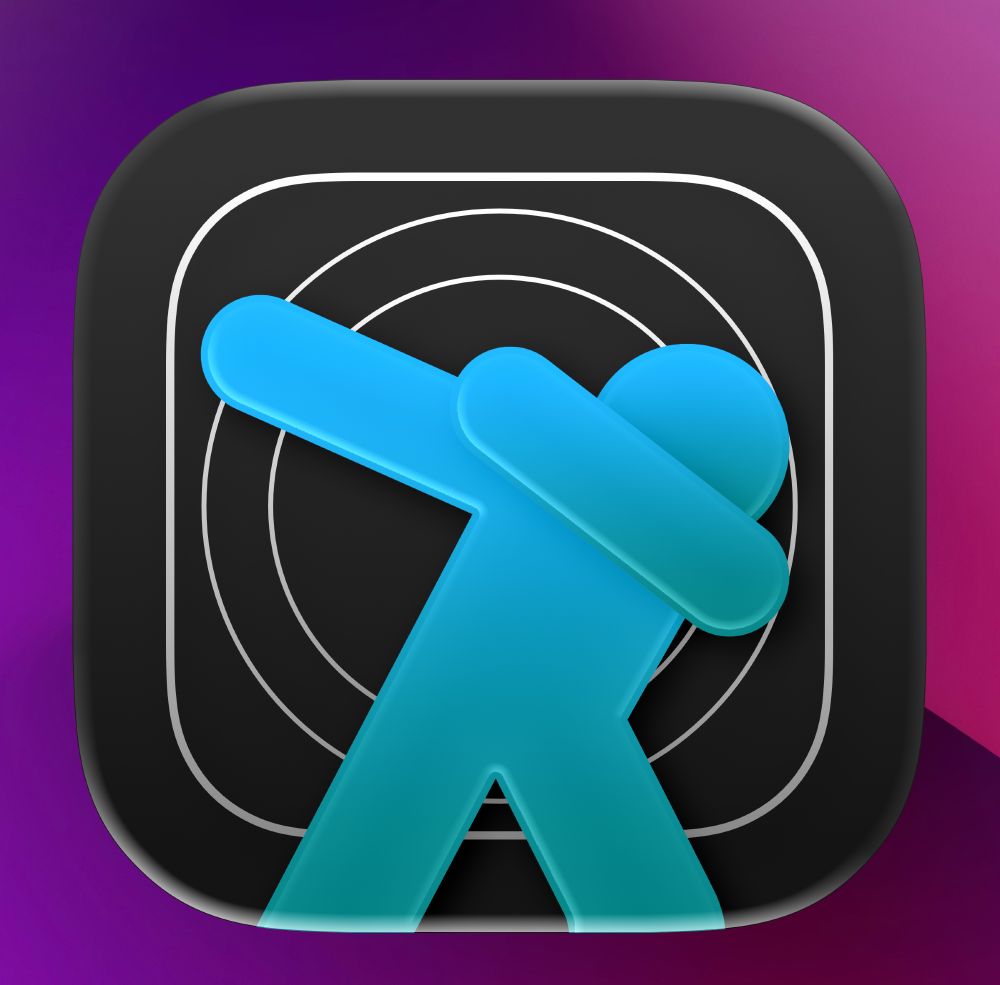 Glassy AppDab icon for dark mode