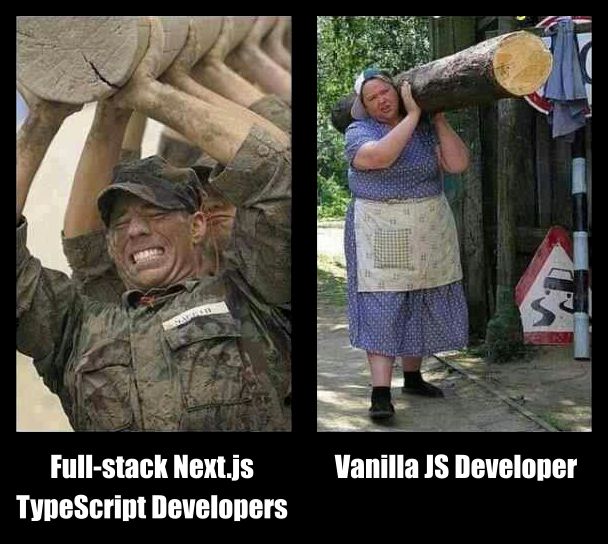 Left panel: multiple US marines strain to lift a log over their heads
Right panel: Babushka carrying a giant log like it's nothing