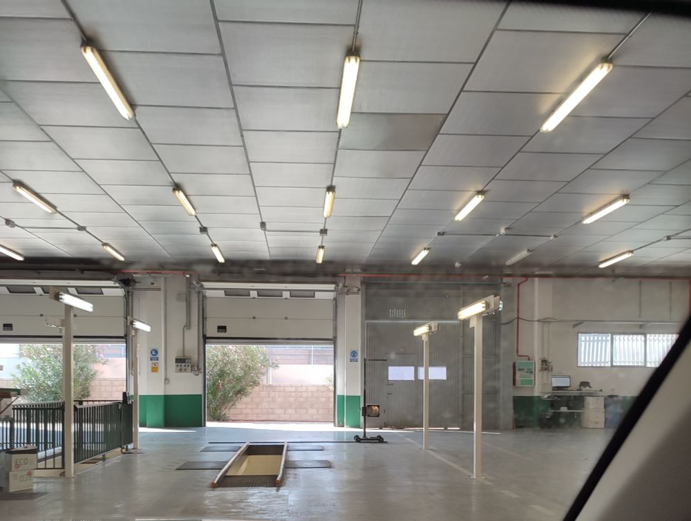 Imagen del túnel de pruebas de la ITV 