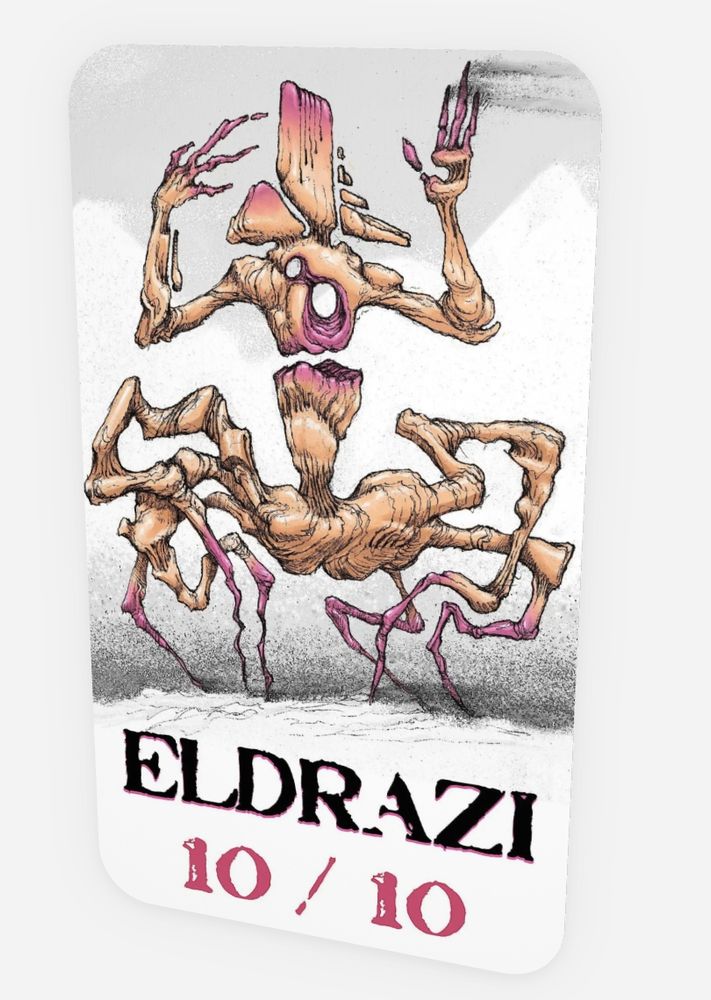 Custom Eldrazi token for Magic: the Gathering 
