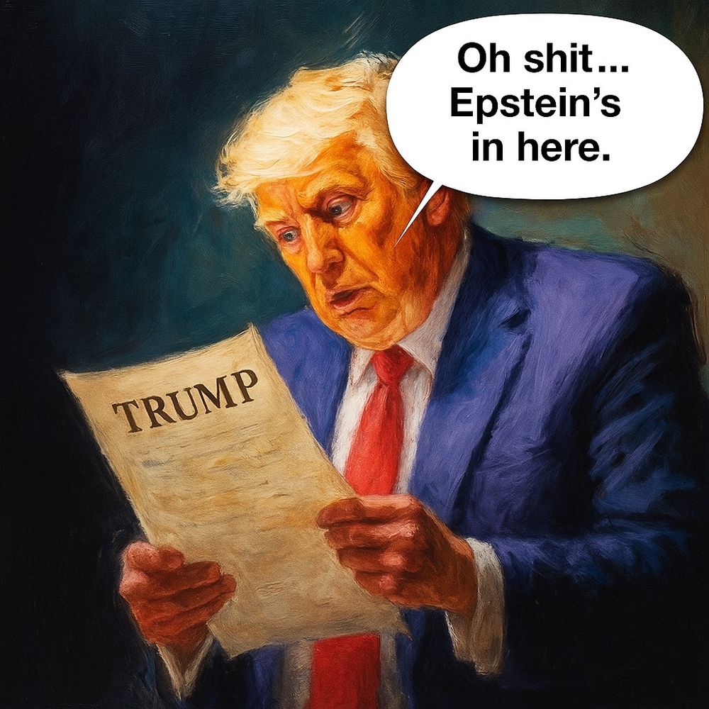 Trump seeing Epstein on the Trump list.