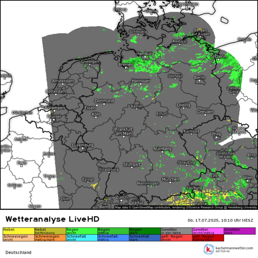 Wetteranalyse LiveHD Deutschland