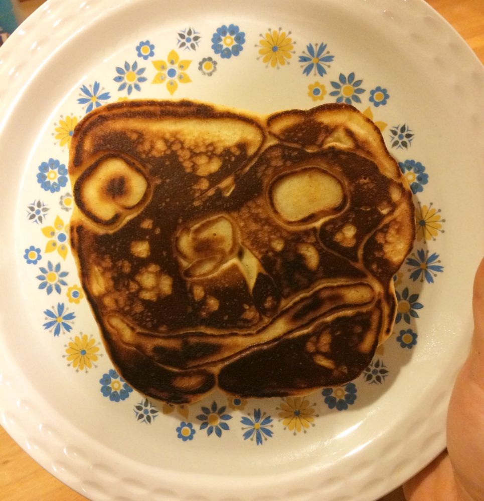 A fucked up pancake