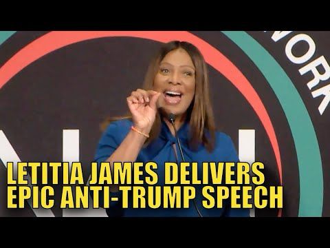 Letitia James Delivers EPIC ANTI-TRUMP SPEECH