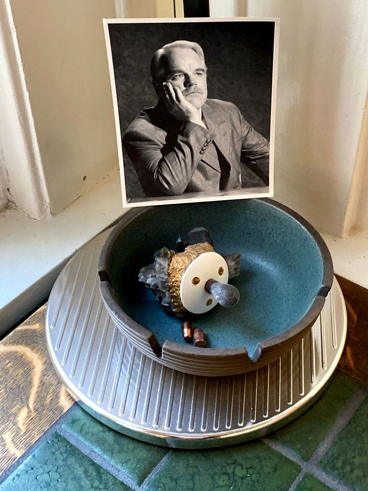 Iced out binky sculpture by Coco Howard, composition by Daniel Pirone 