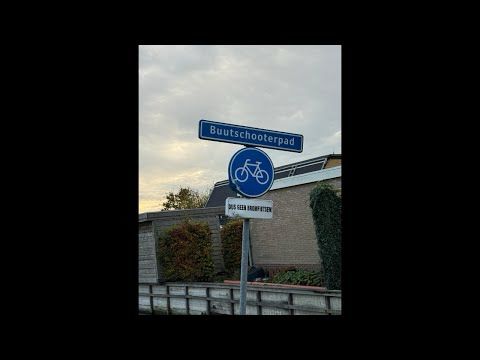 Buutschooterpad vanuit de lucht: Oudendijk naar Grosthuizen (DJI Air 3)