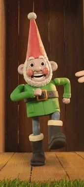 Norbot the gnome from Wallace and Gromit Vengeance Most Fowl