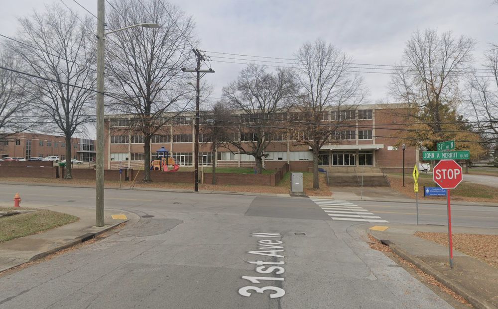 Google StreetView of fatal crash location at 31st and John A Merrit Blvd