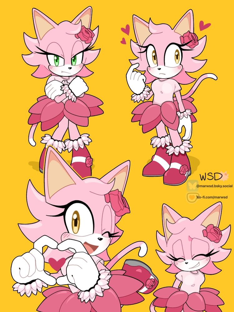 Rosie blush meme art