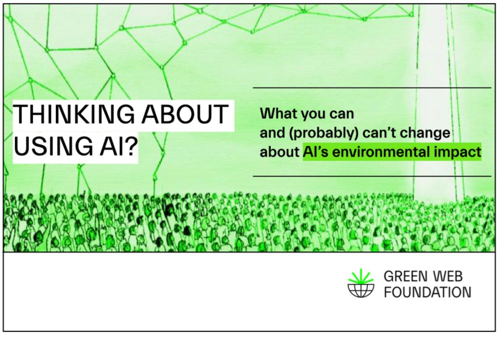 Thinking about using AI? Here's what you can and (probably) can't change about AI's environmental impact