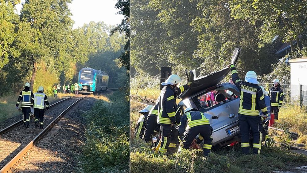 Großübung: Feuerwehr und Rettungsdienst trainieren Bahnunfall